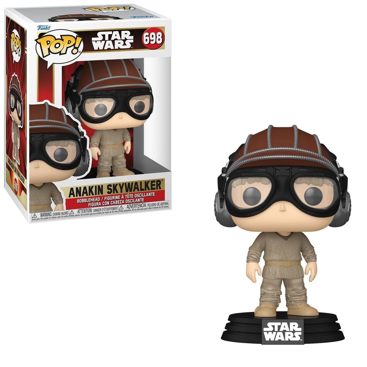 Funko Pop Star Wars: La Amenaza Fantasma Anakin con Casco