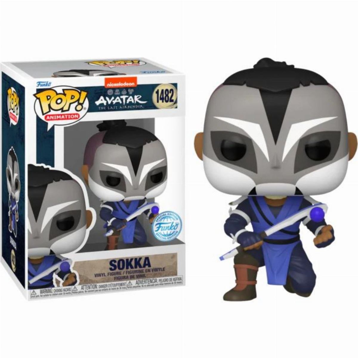 Funko Pop Animation Avatar La Leyenda de Aang Sokka Guerrero Exclusivo
