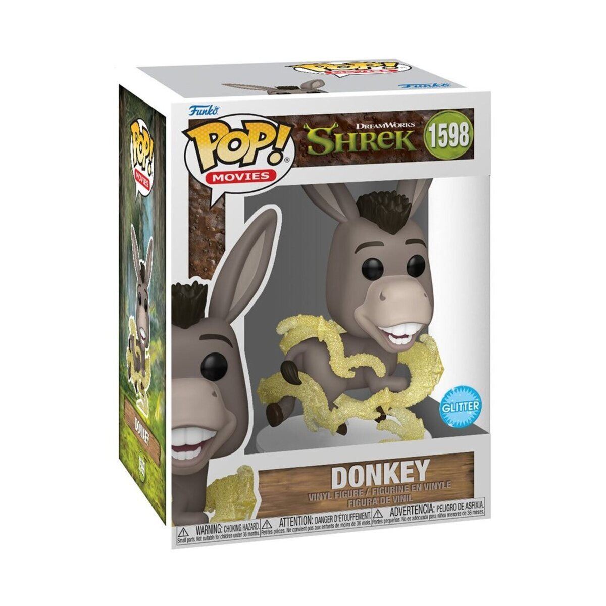 Funko Pop Movies: Shrek DreamWorks 30 Aniversario Burro Glitter