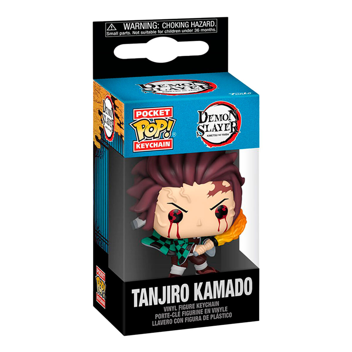 Funko Pop Keychain Demon Slayer Tanjiro Respiracion Solar Llavero