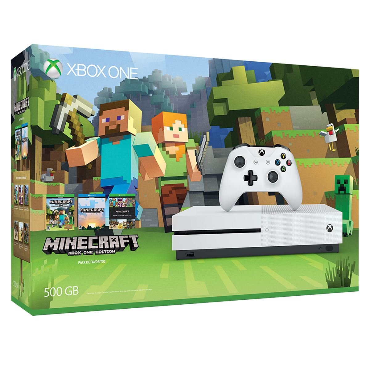 Consola Xbox One S 500GB Minecraft