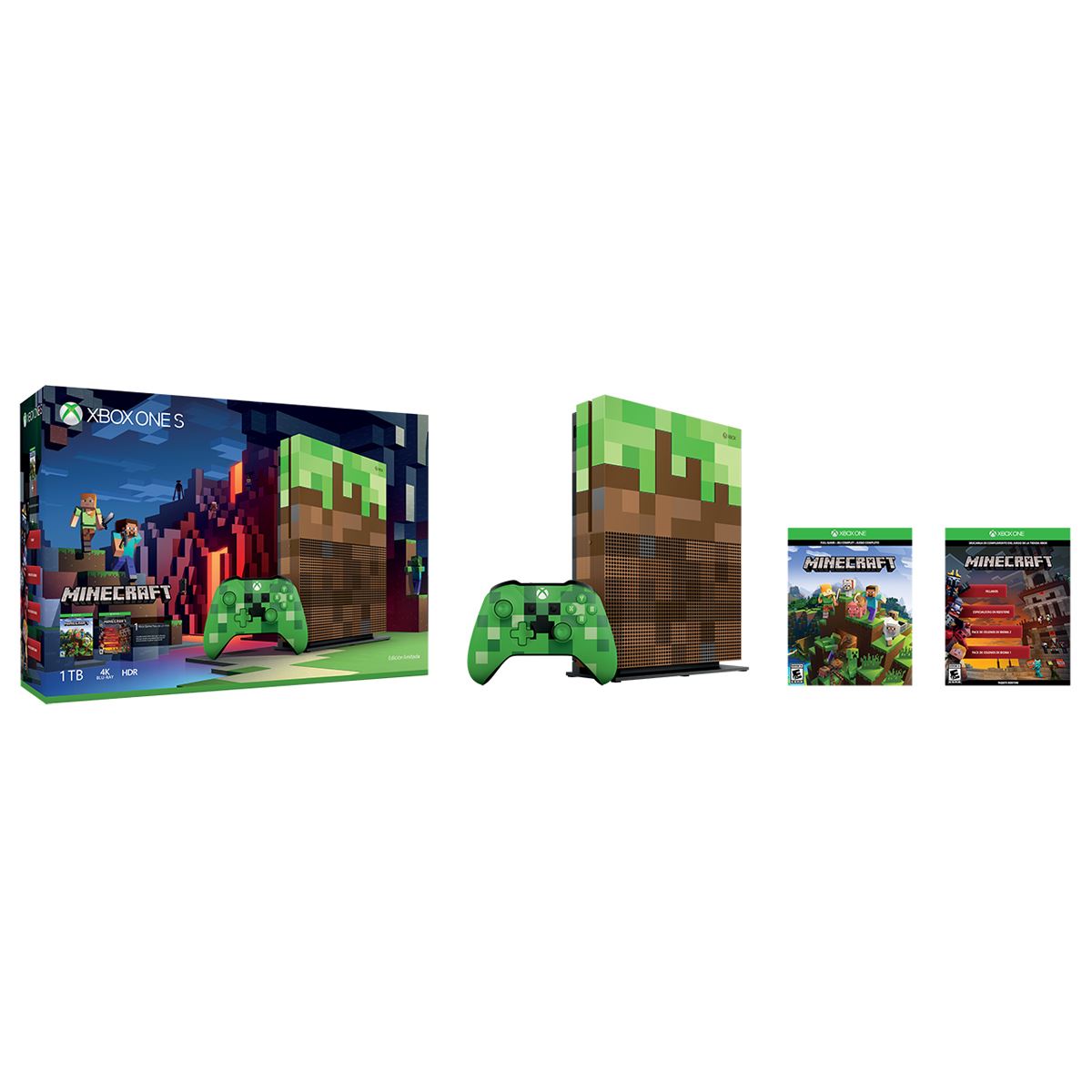 Consola Xbox One 1TB Minecraft Edition