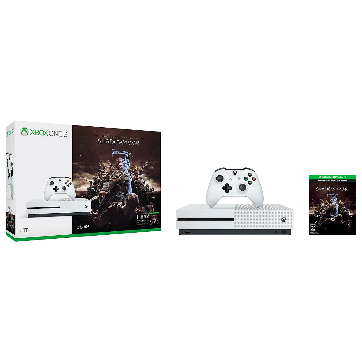Consola Xbox One S 1TB Shadow of War