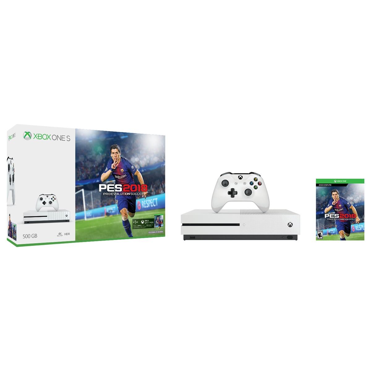 Consola Xbox One de 500Gb + PES 18