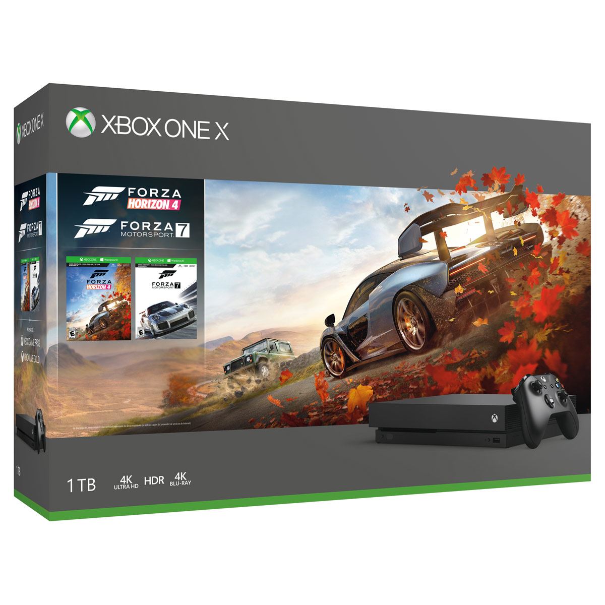 Xbox One X De 1Tb+ Forza Horizon 4+ Forza Motorsport 7
