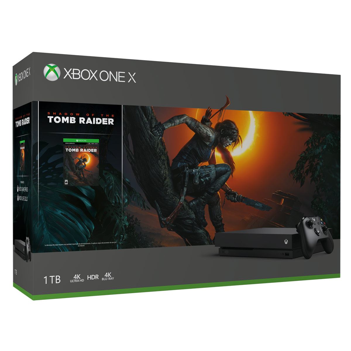 Consola Xbox One X 1Tb Shadow Of The Tomb Raider