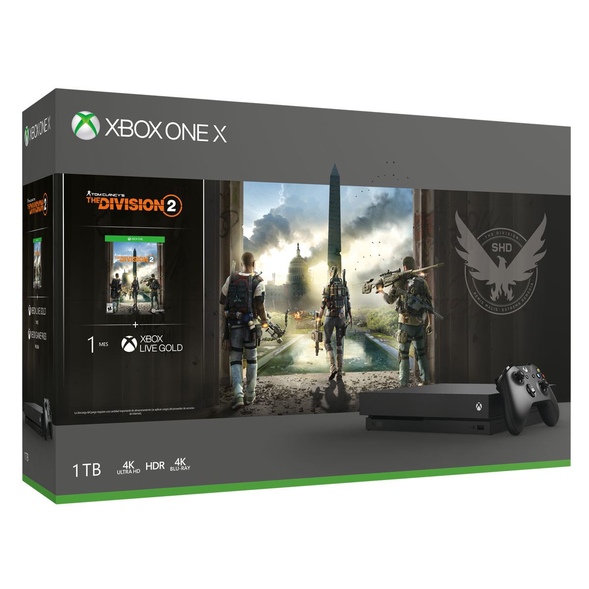 Preventa Consola Xbox One X 1TB The Division
