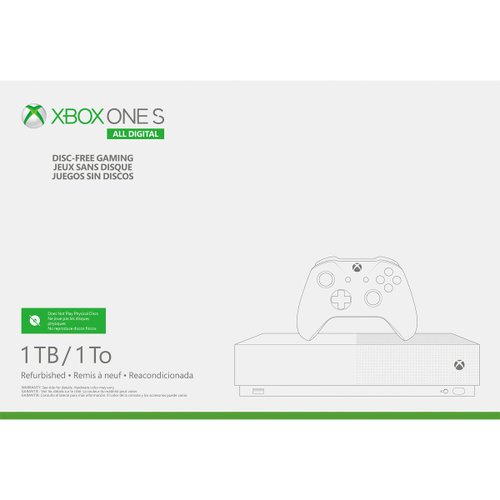 Consola Xbox ONE S 1TB All Digital Refurbished