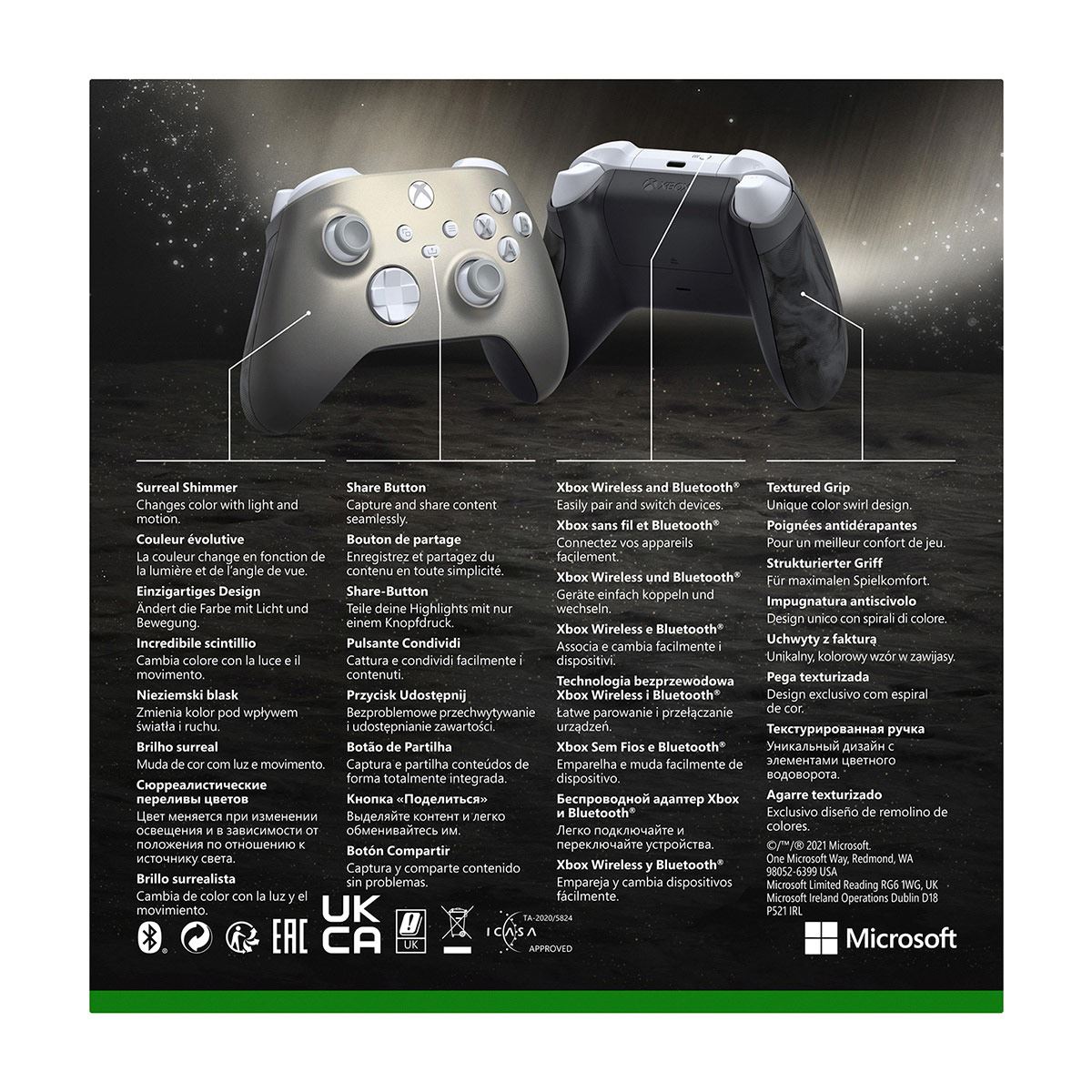 Control Xbox Series X/S lunar shift edición especial