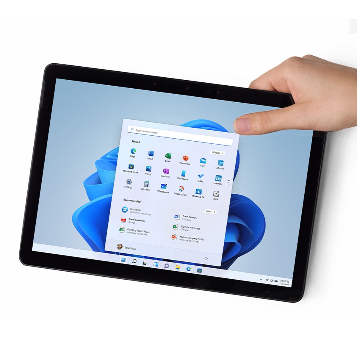 Laptop 2 en 1 Microsoft Surface Go 3 10.5 Intel Pentium 8 Gb Ram 128 Gb Ssd Negro