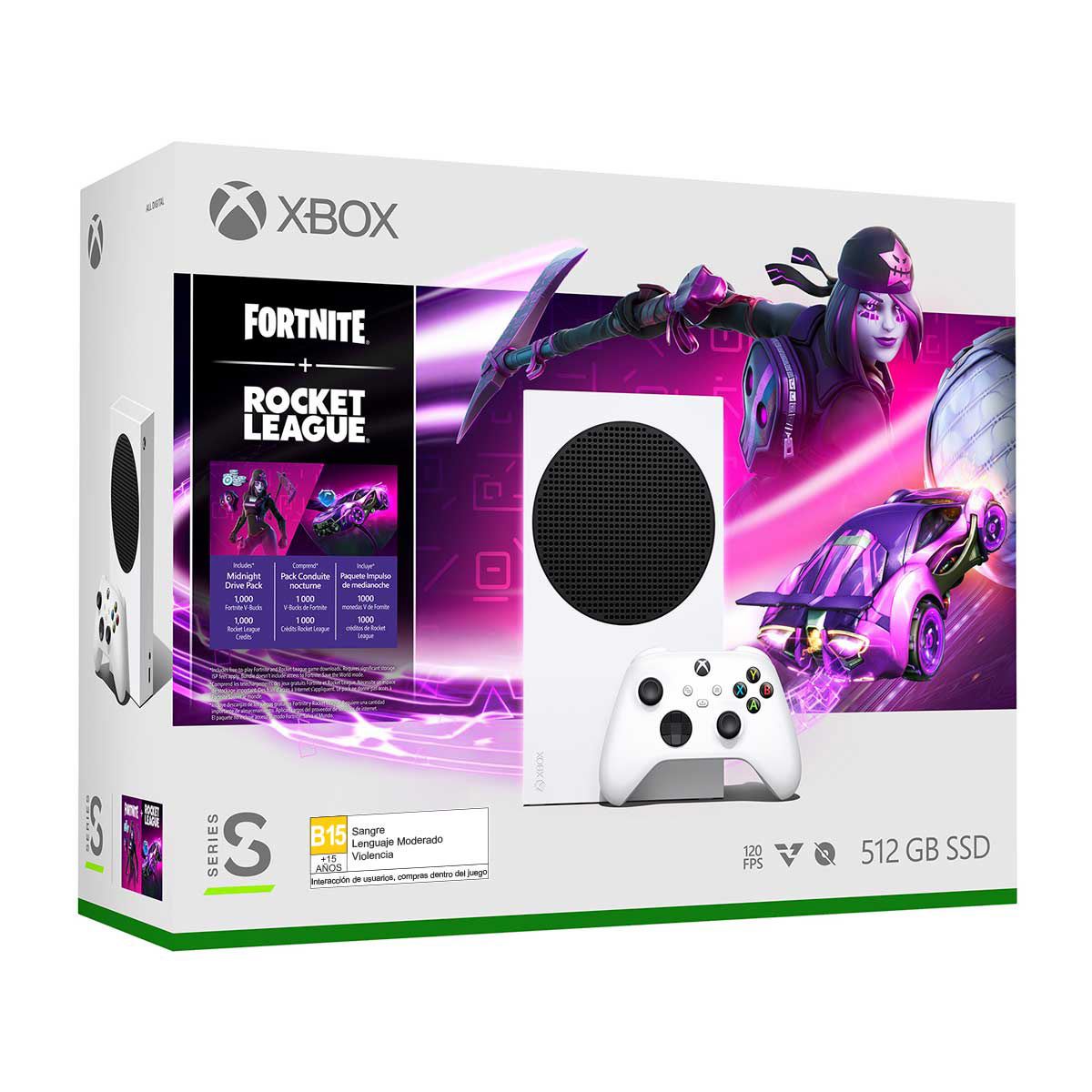 Consola XBOX Serie S 512GB Fornite