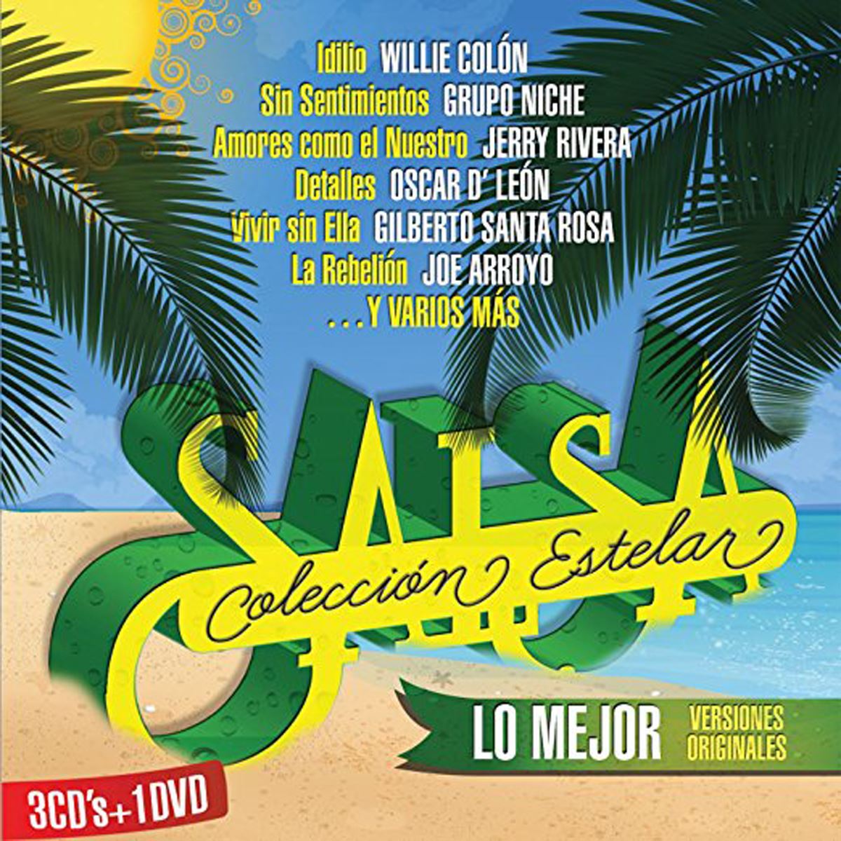 3CD/DVD Salsa Colección Estelar
