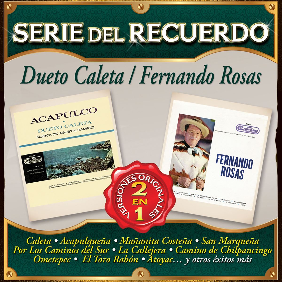 Cd Dueto Caleta/fernando Rosas-Serie Del Recuerdo 2 En 1