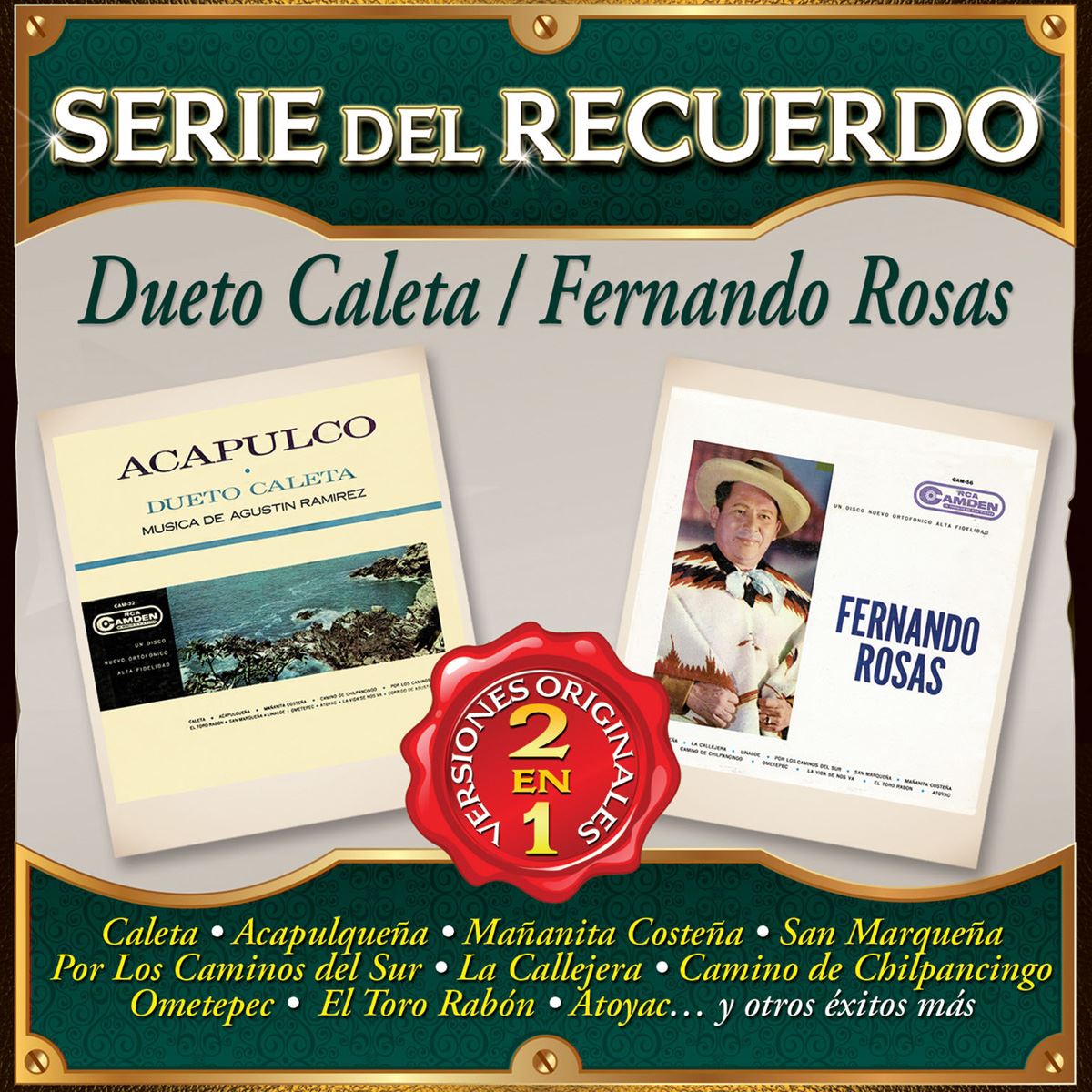 CD Dueto Caleta/Fernando Rosas-Serie Del Recuerdo 2 En 1