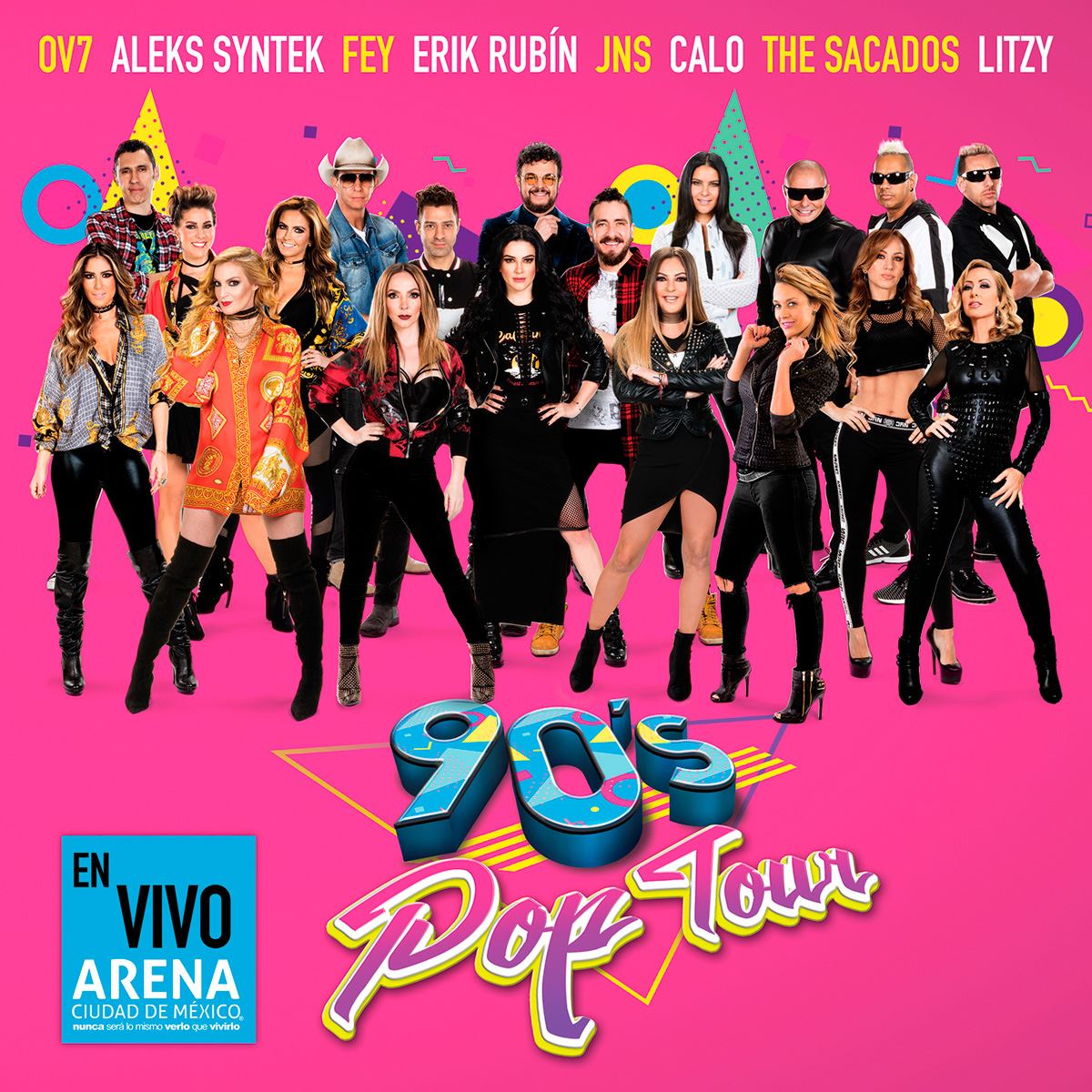 2Cd/ Dvd 45 Temas 90's Pop Tour En Vivo
