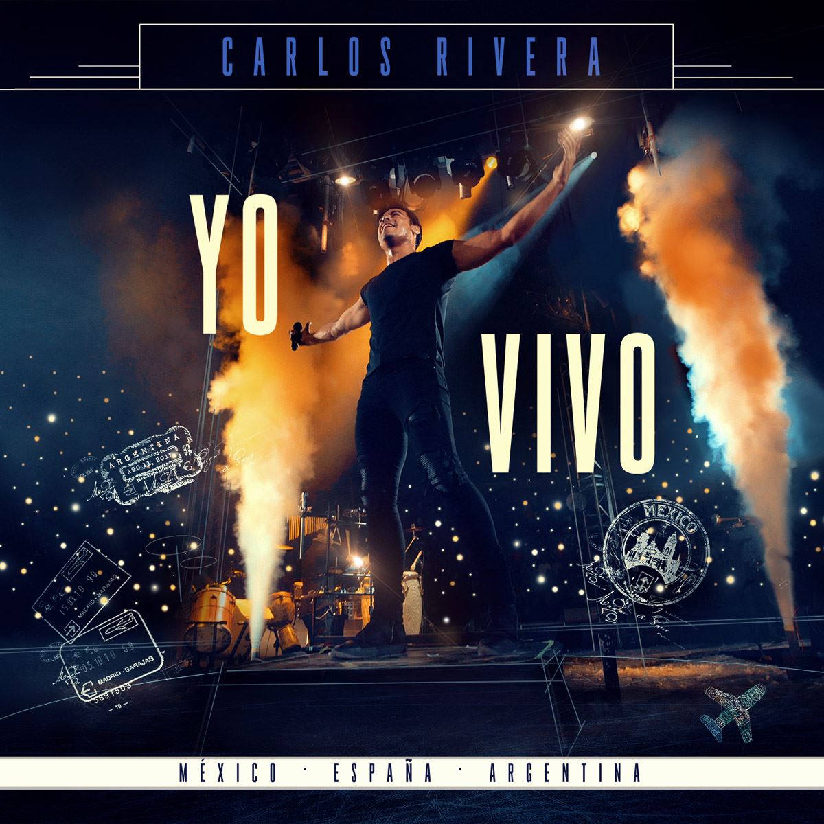 Cd/dvd Carlos Rivera-Yo Vivo
