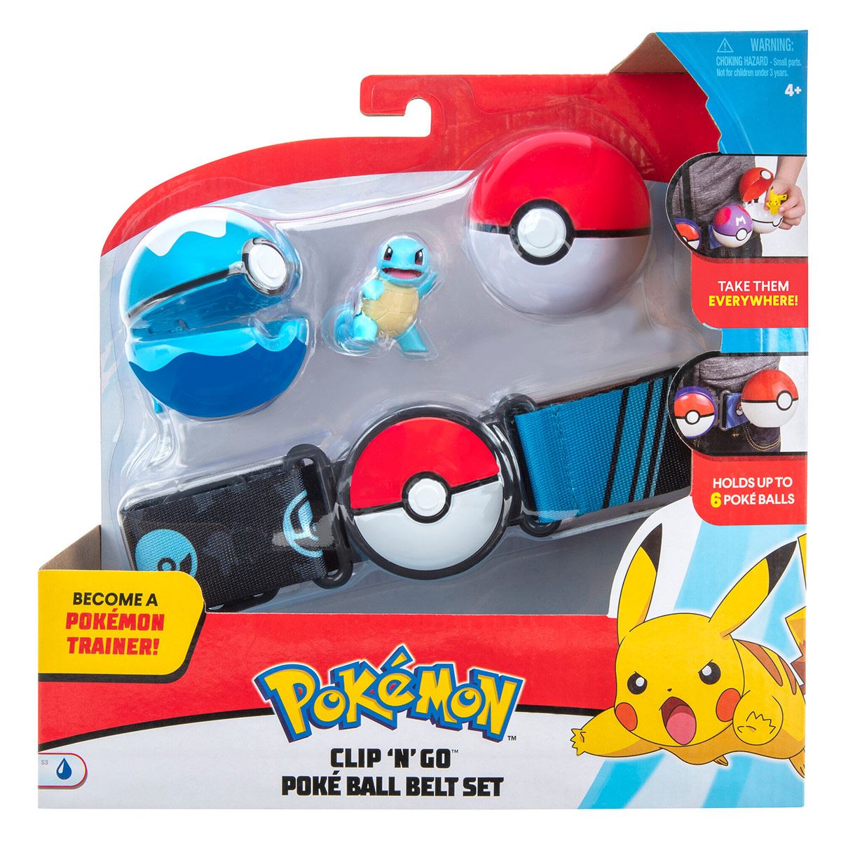 Juego de Cinturones Pokémon Clip 'N' Go