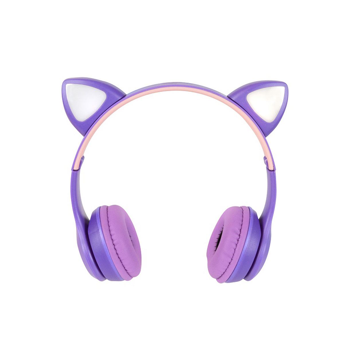 Audífonos Bluetooth Misik Gato Morado