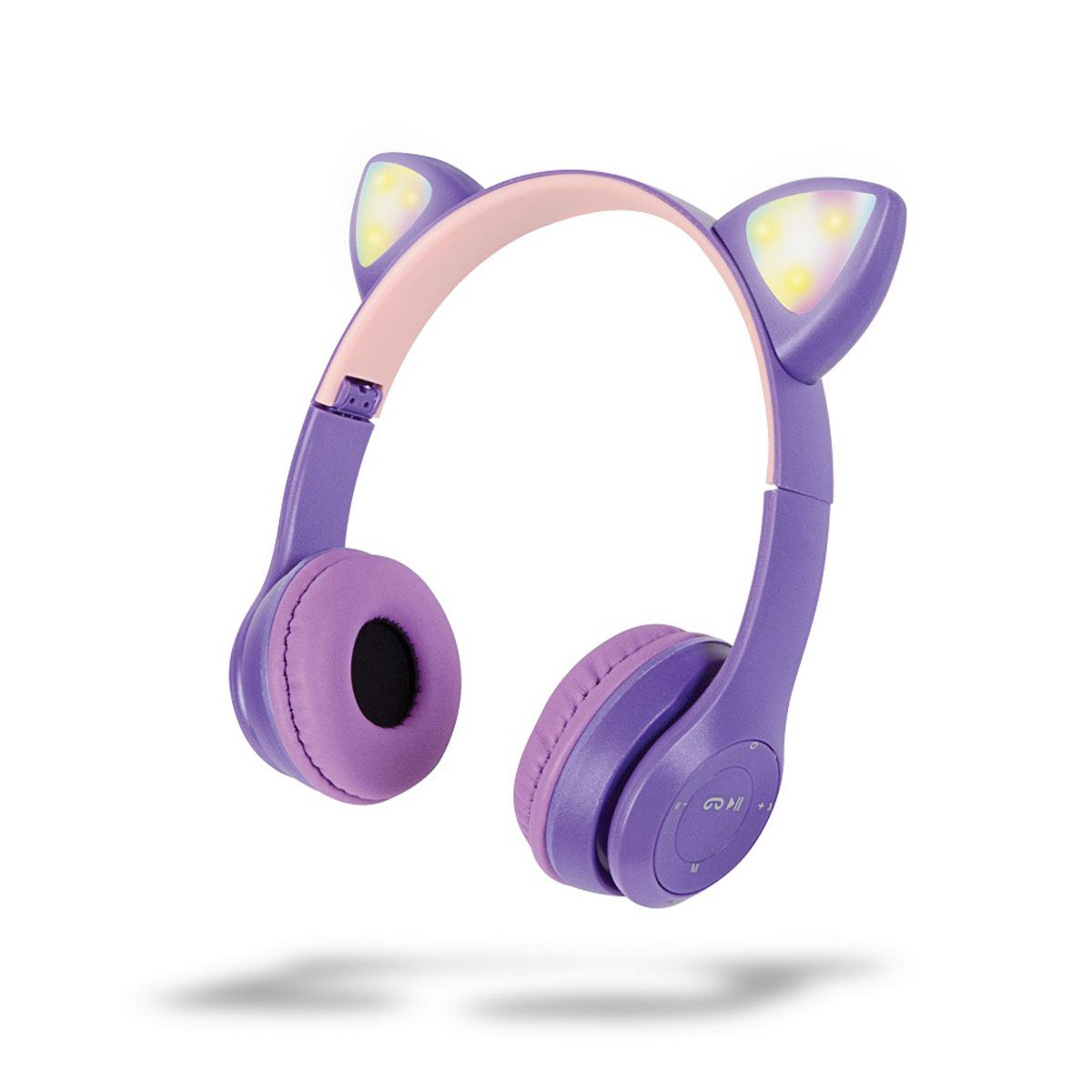 Audífonos Bluetooth Misik Gato Morado