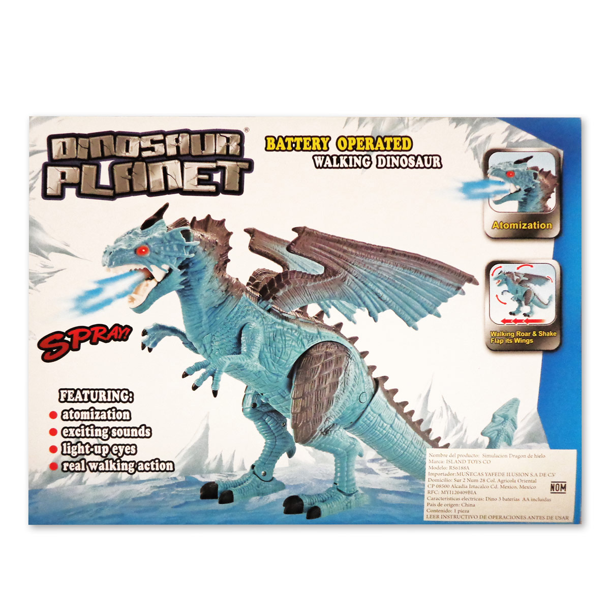 Figura Interactiva Dragón de Hielo