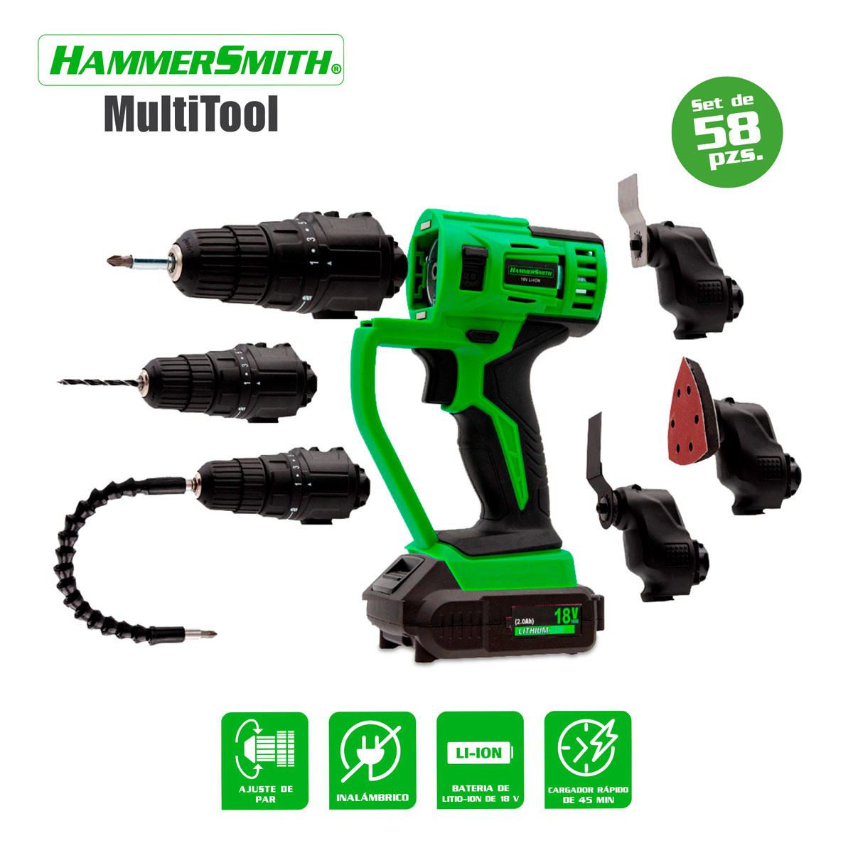 Hammer Smith Multitool - Taladro Multiusos