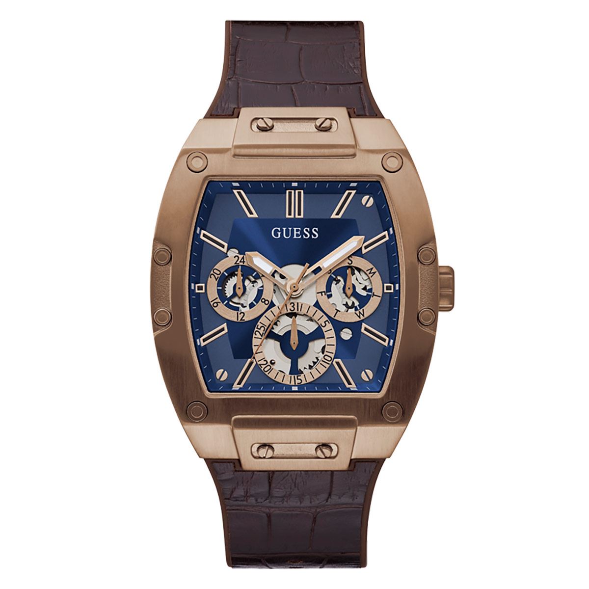 Reloj Guess GW0202G2 para Caballero correa de Piel Genuina/Silicona