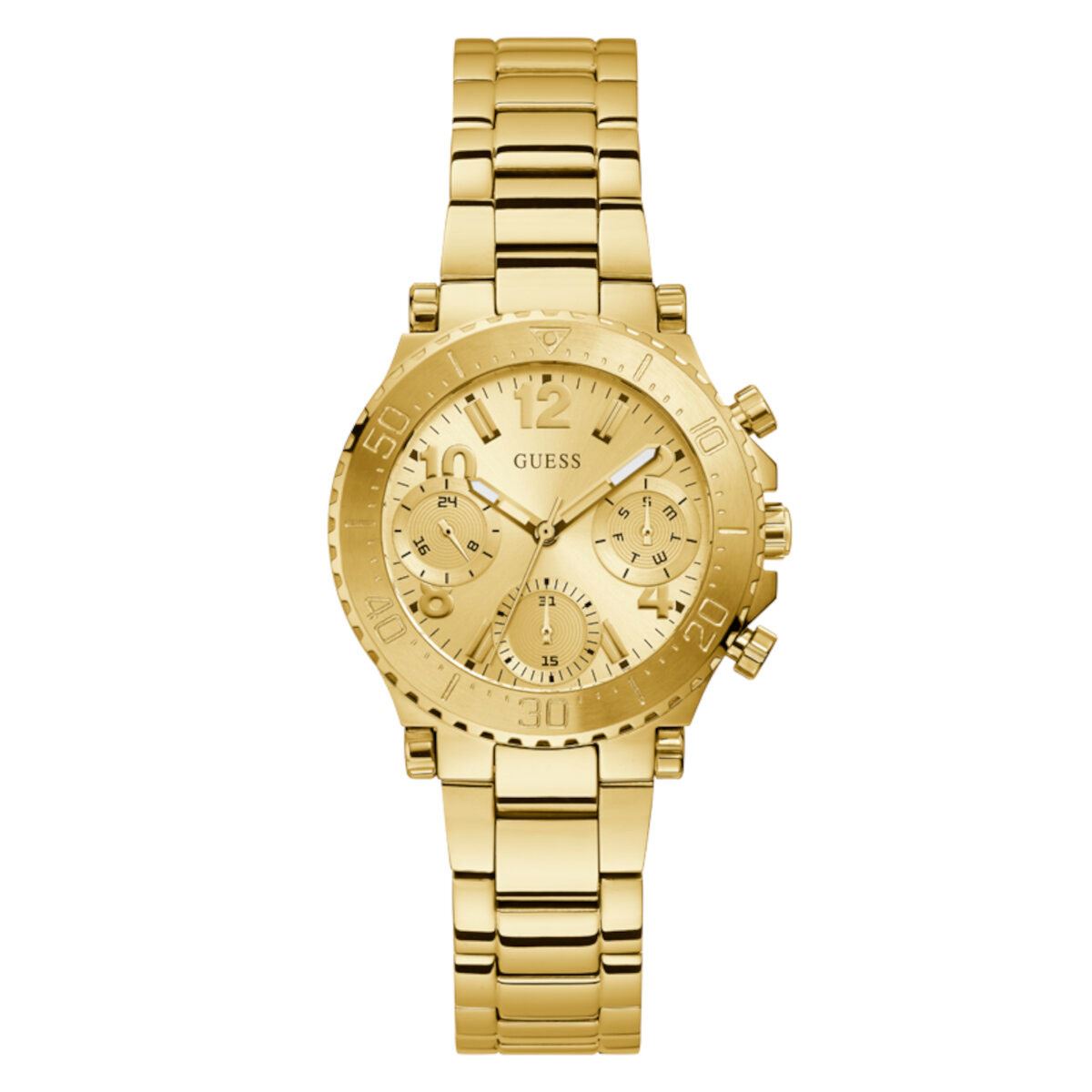Reloj Guess GW0465L1 correa de acero inoxidable color dorado