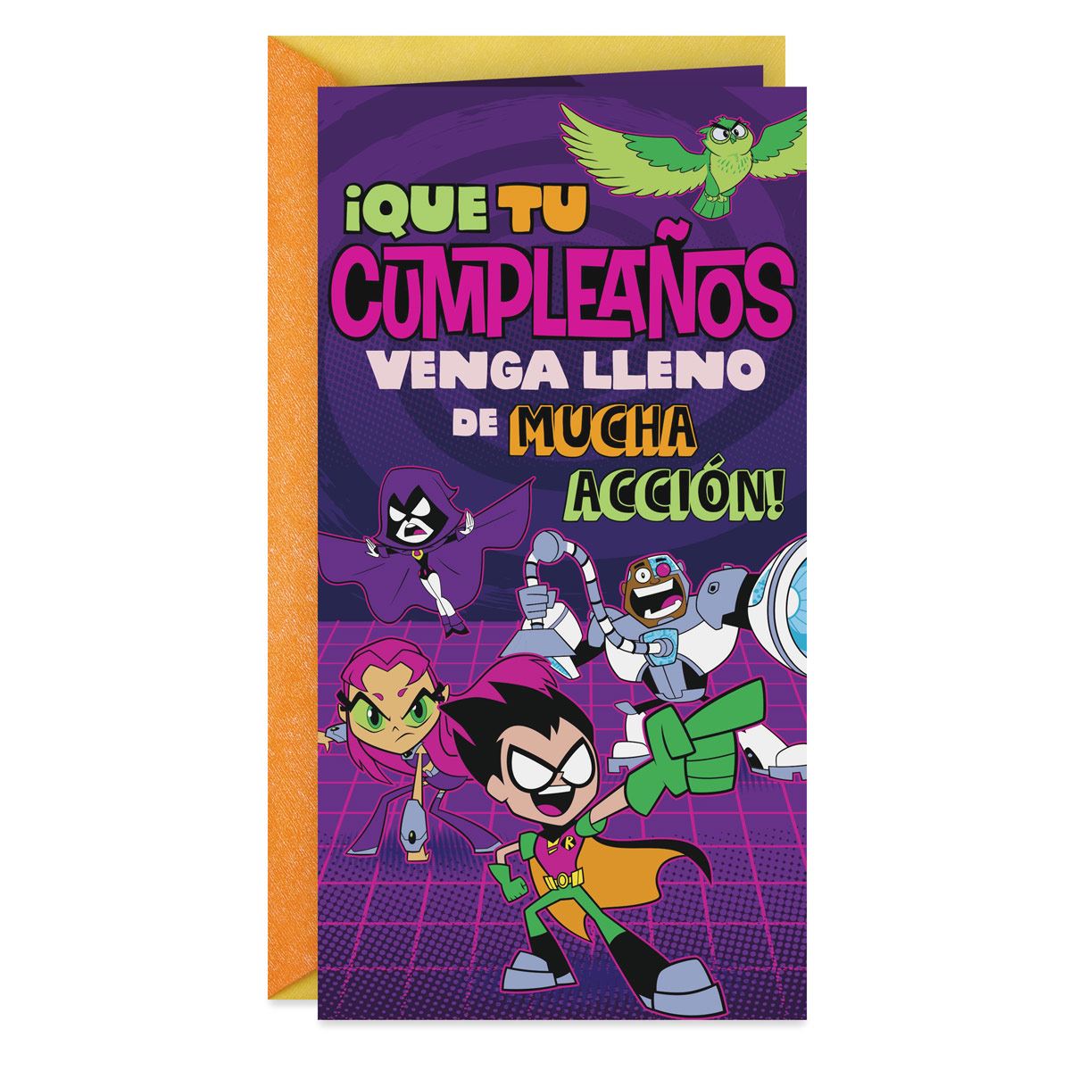 Tarjeta Cumpleaños Jovenes Titanes