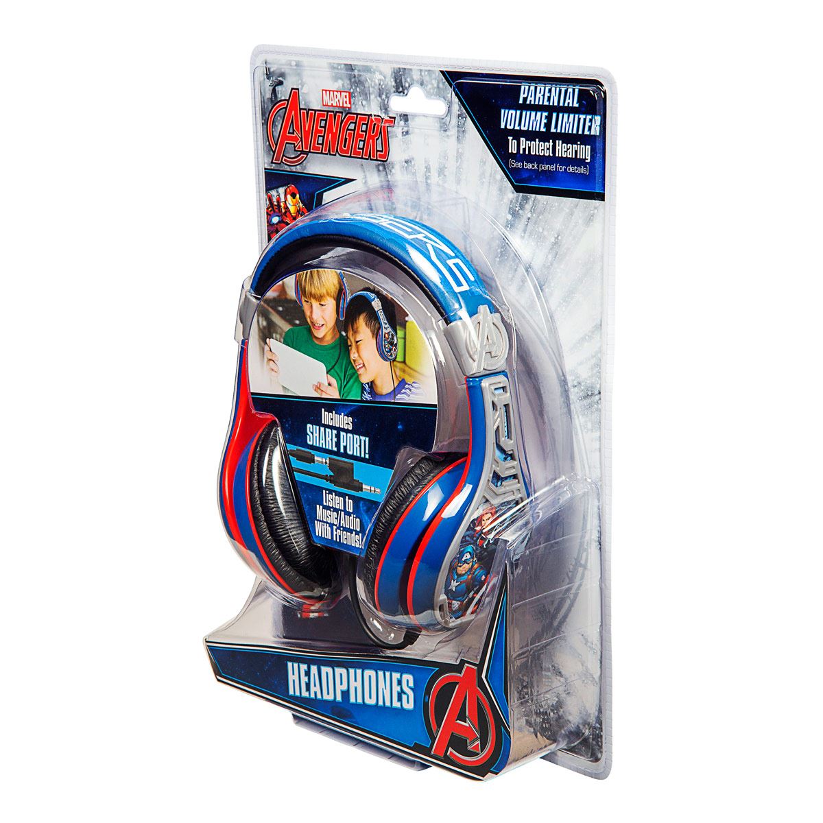 Audífonos Diadema Avengers Azul