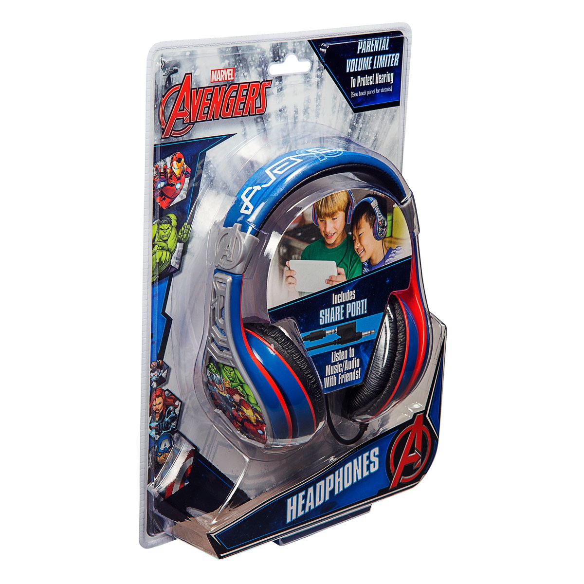 Audífonos Diadema Avengers Azul