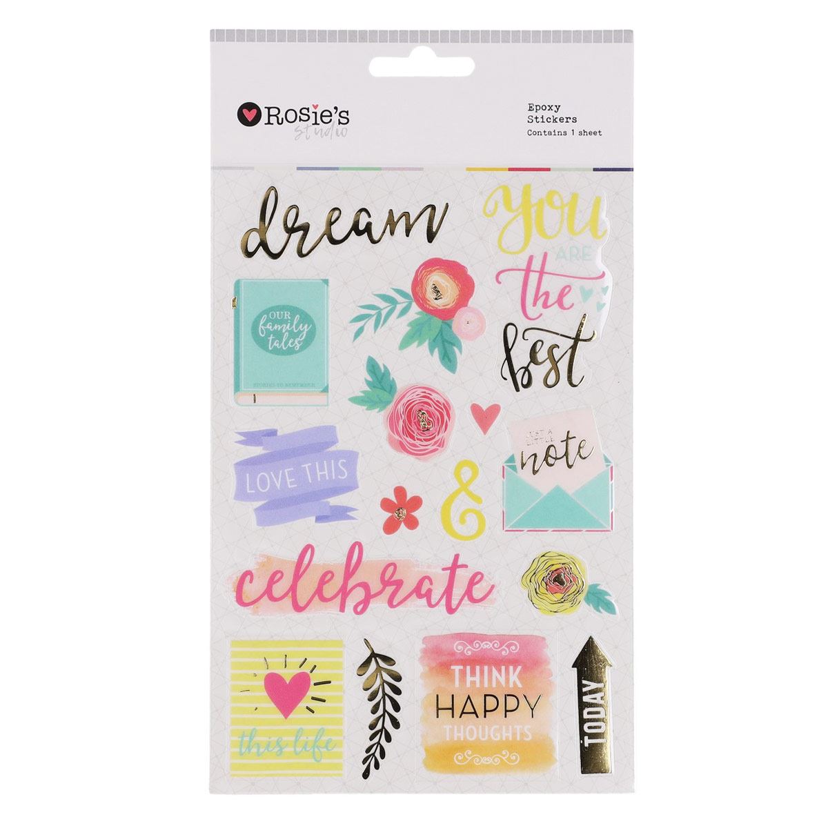 Stickers colores pastel