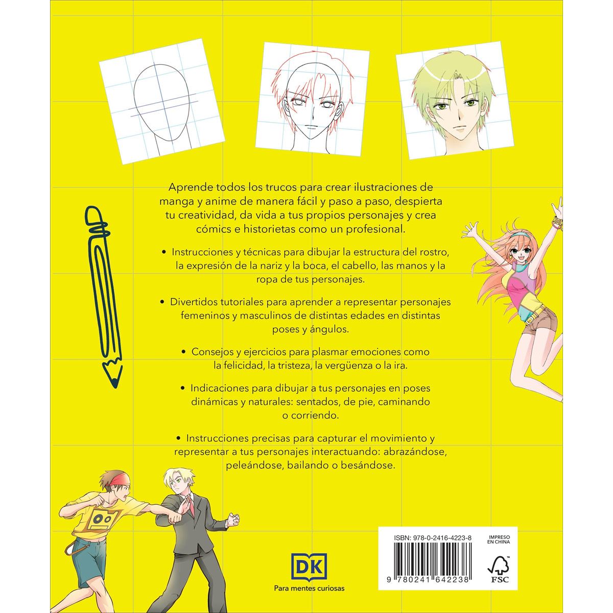 Cómo dibujar manga paso a paso