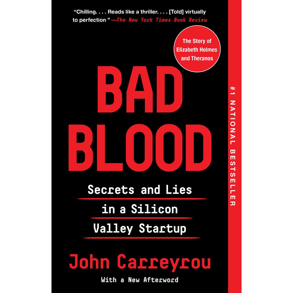 Bad Blood: Secrets And Lies In A Silicon Valley Startup