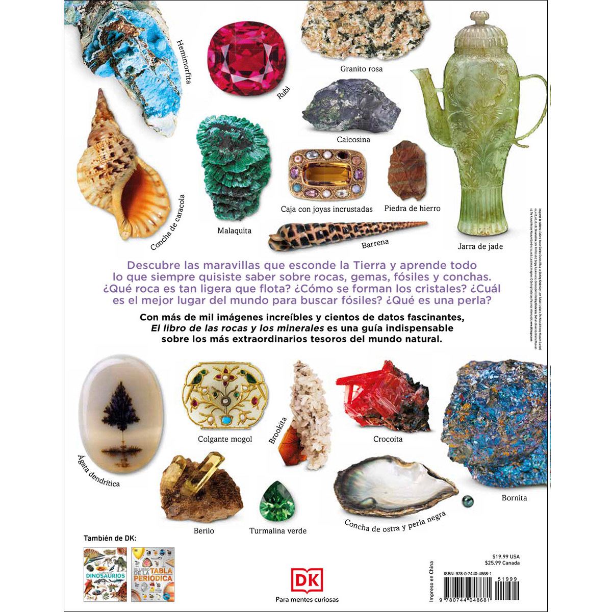 El libro de las rocas y los minerales