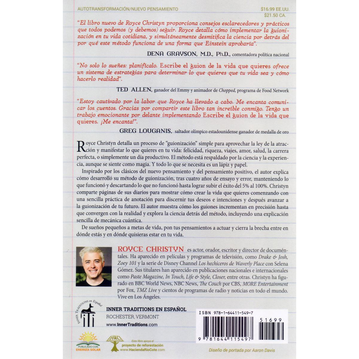 Escribe El Guion De La Vida Que Quieres. Manifiesta Tus Sueños Con Tan Solo Lápiz Y Papel