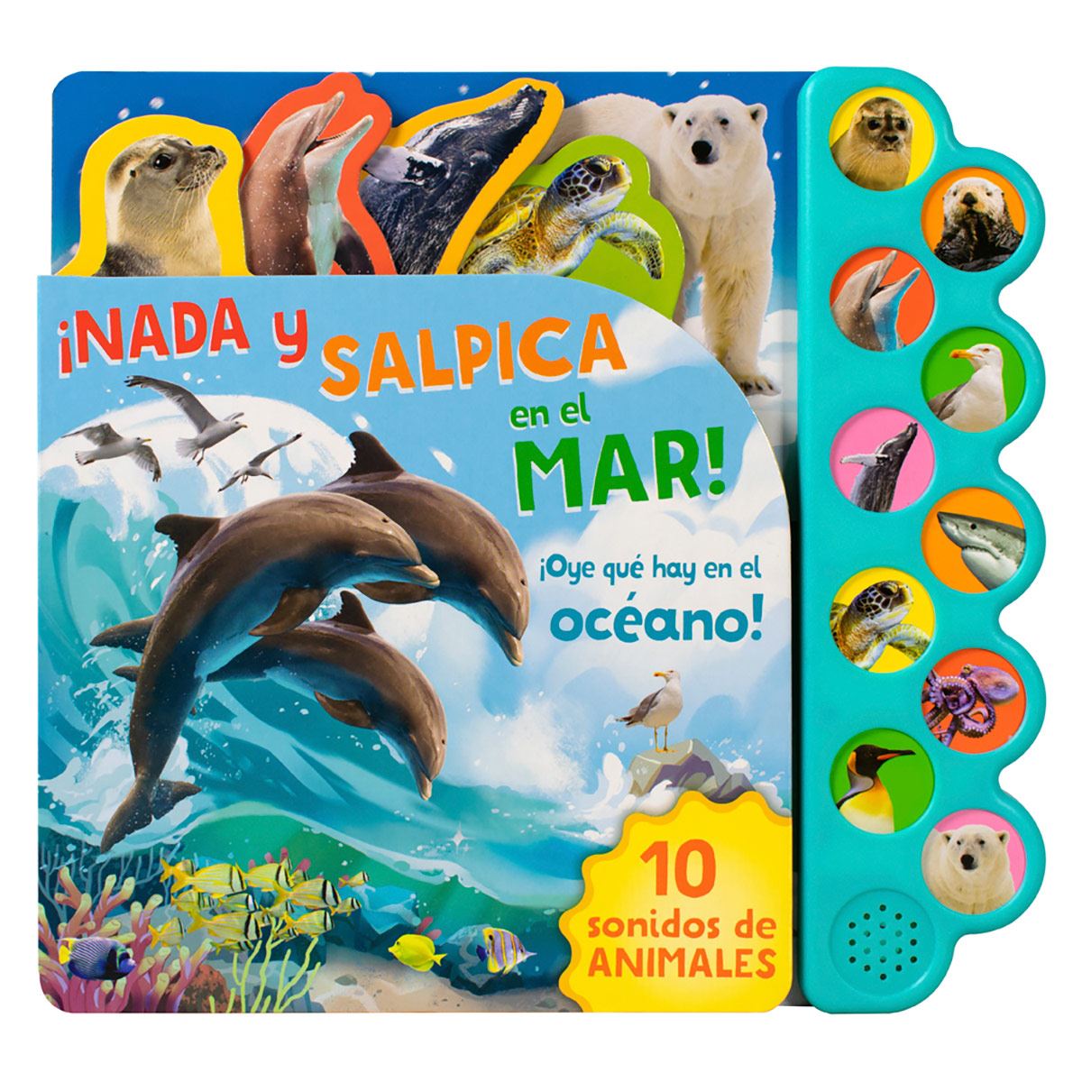 Nada y salpica en el Mar