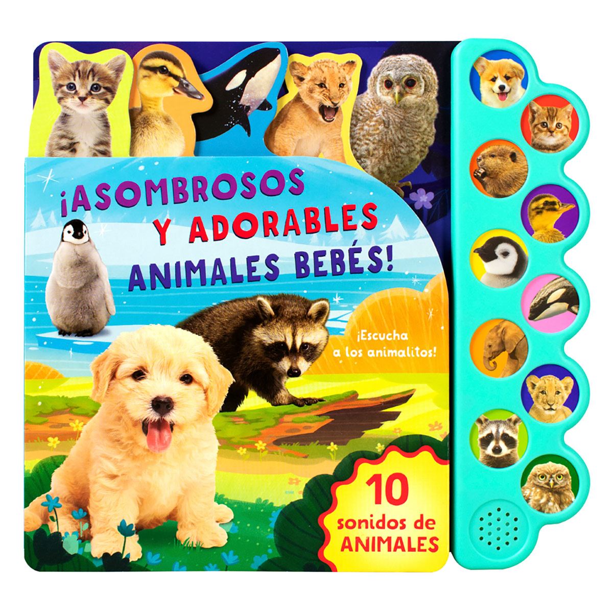 ANIMALES BEBE (COLECCION MI PRIMER LIBRO DE IMAGENES PARA ESCUCHAR) [5  SONIDOS] [+1 AÑO] (CARTONE) por NOTAERT AMANDINE - 9791039500784 - Casassa  y Lorenzo