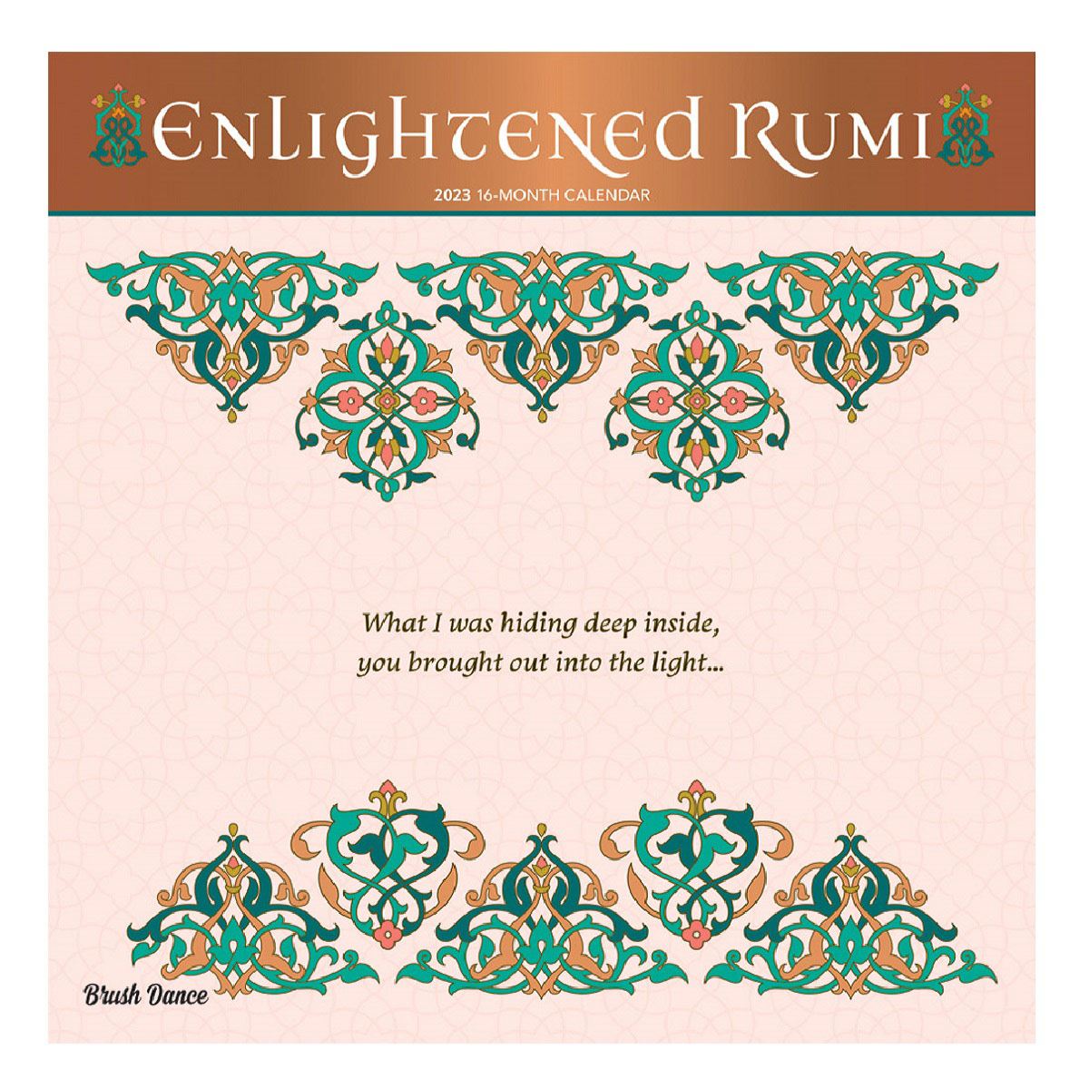 2023 Enlightened Rumi Square Calendario