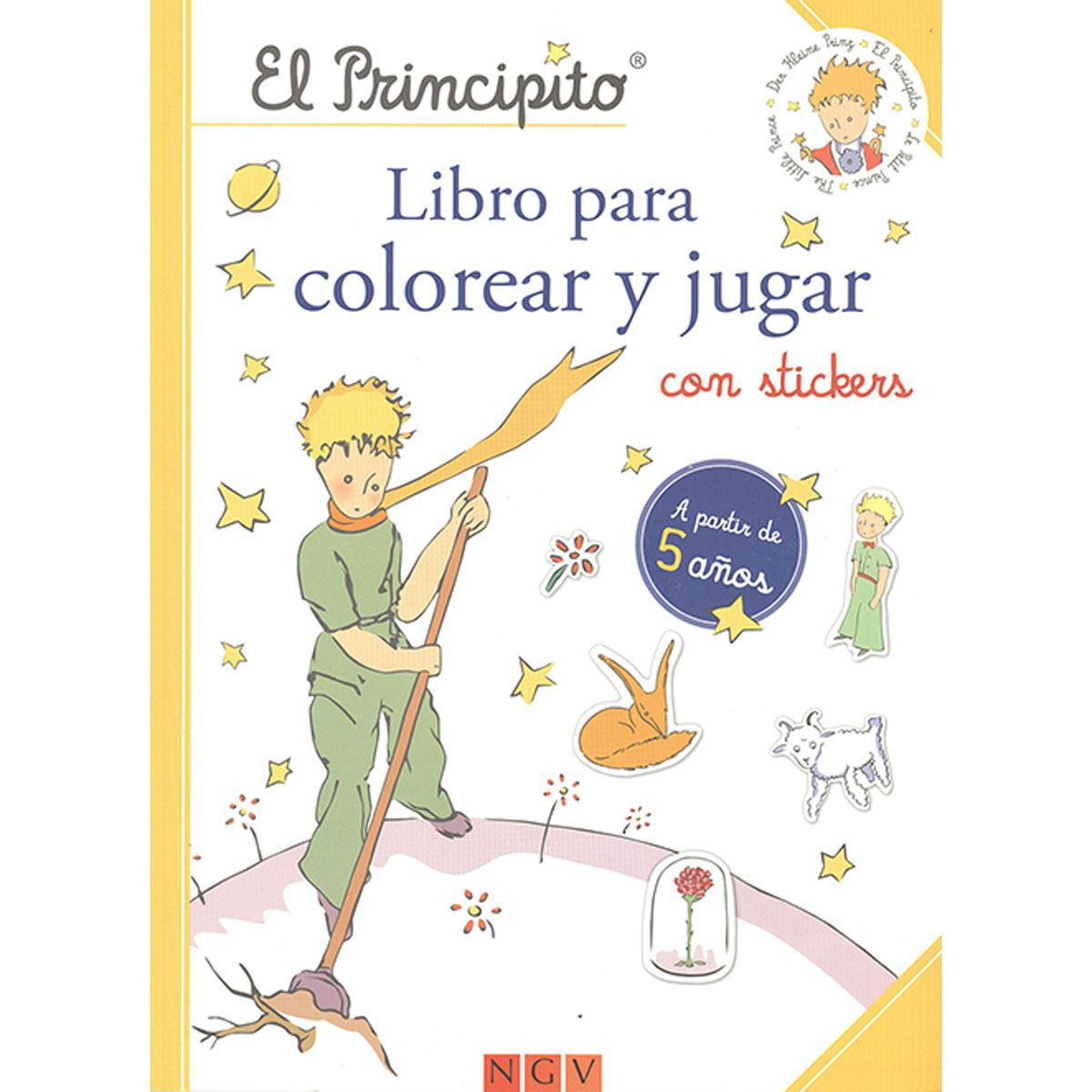 El principito. Libro para colorear y jugar con stickers