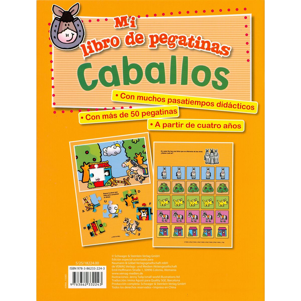 Caballos (Mi libro de pegantinas)