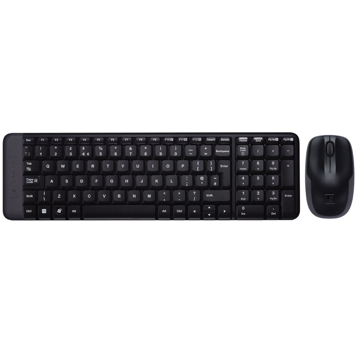 Combo Logitech MK220  Inalámbrico Negro