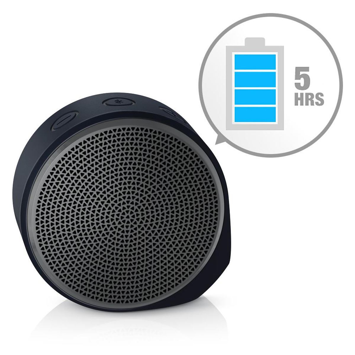 Bocina Logitech X100 Bluetooth Gris