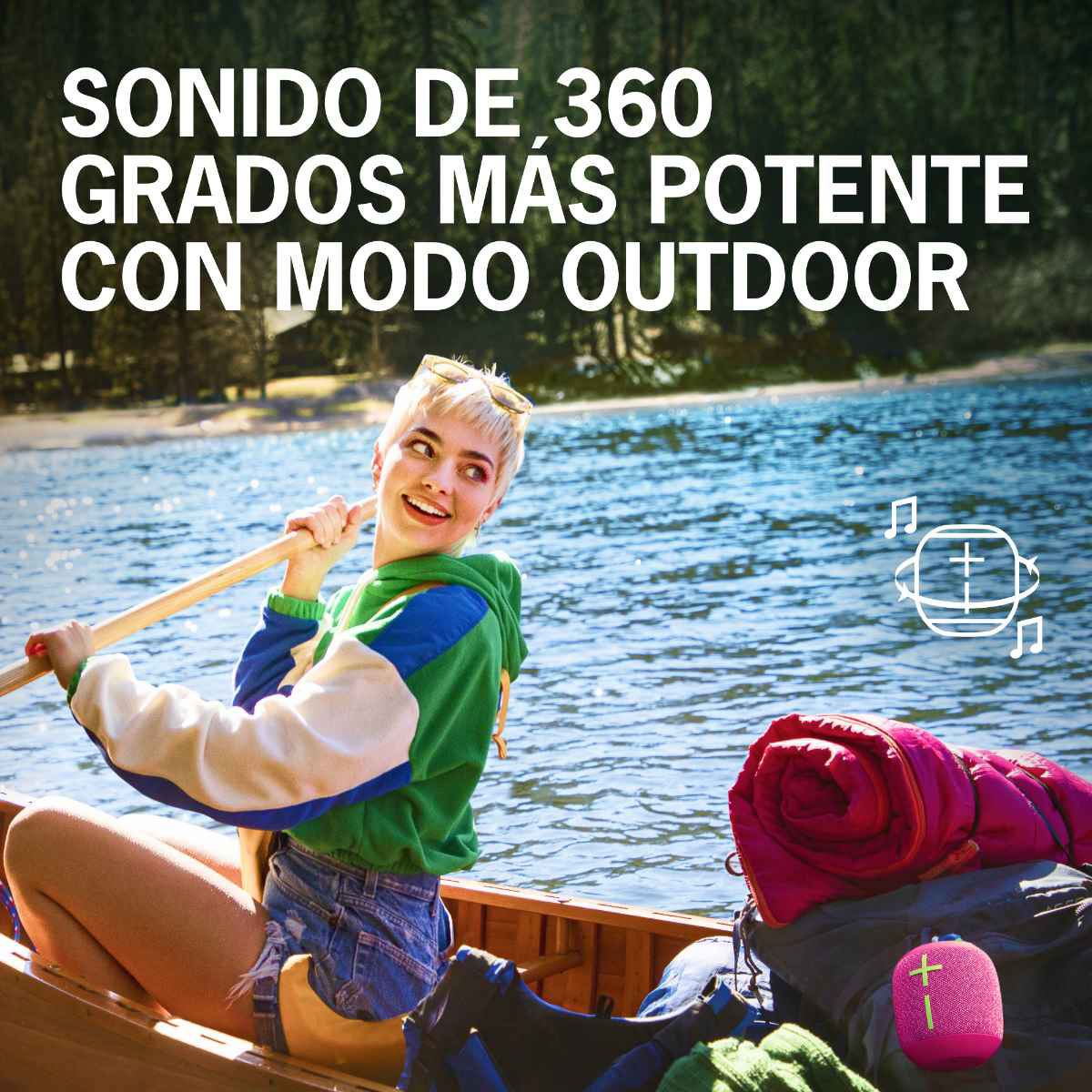 Bocina Ultimate Ears Wonderboom 3 Azul