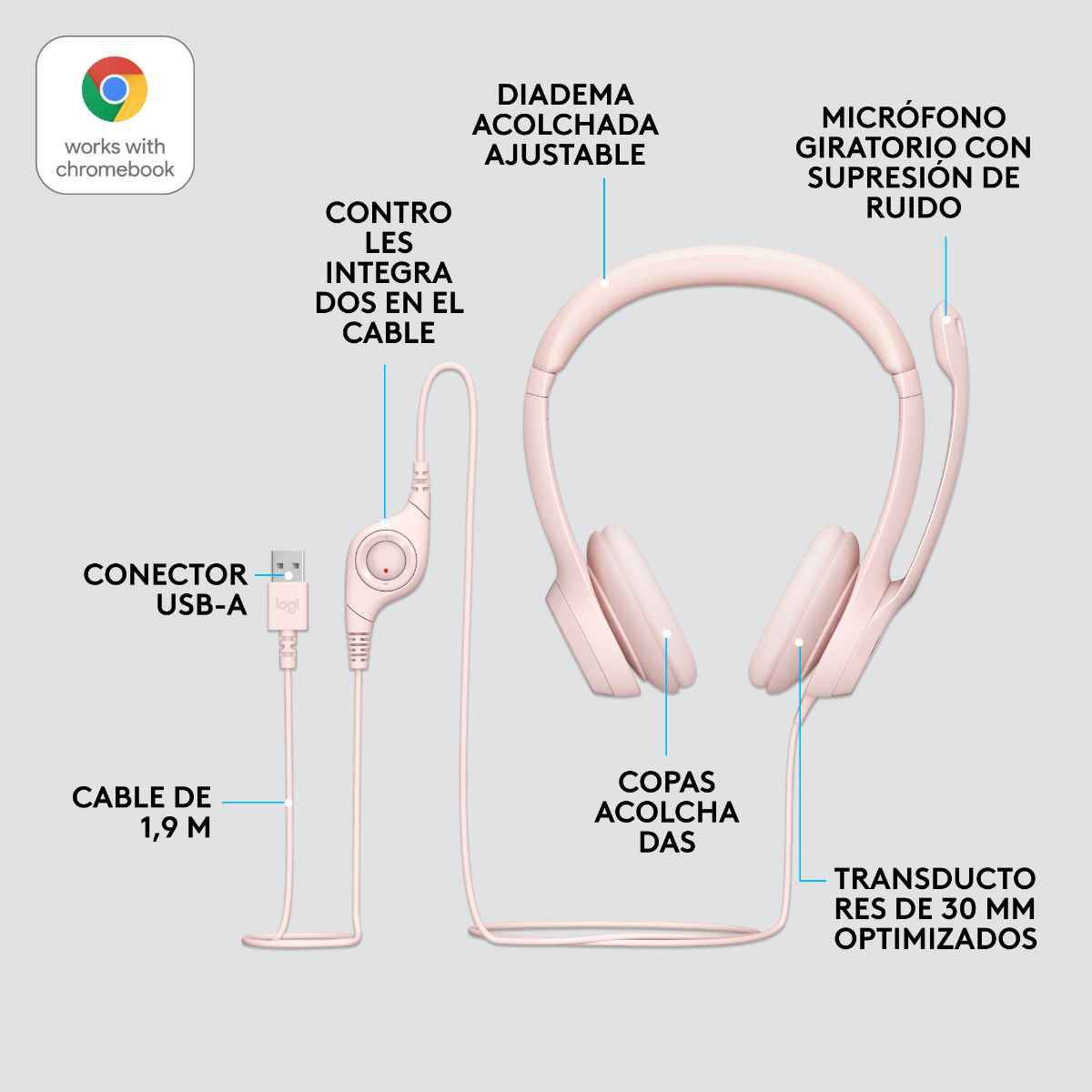 Auriculares inalámbricos - AQL Kosmos 2, Bluetooth, Diadema