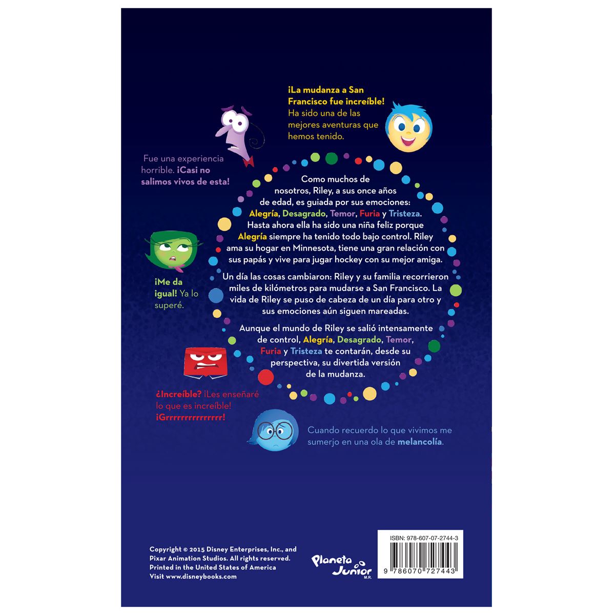 Intensamente. El Libro de las Emociones