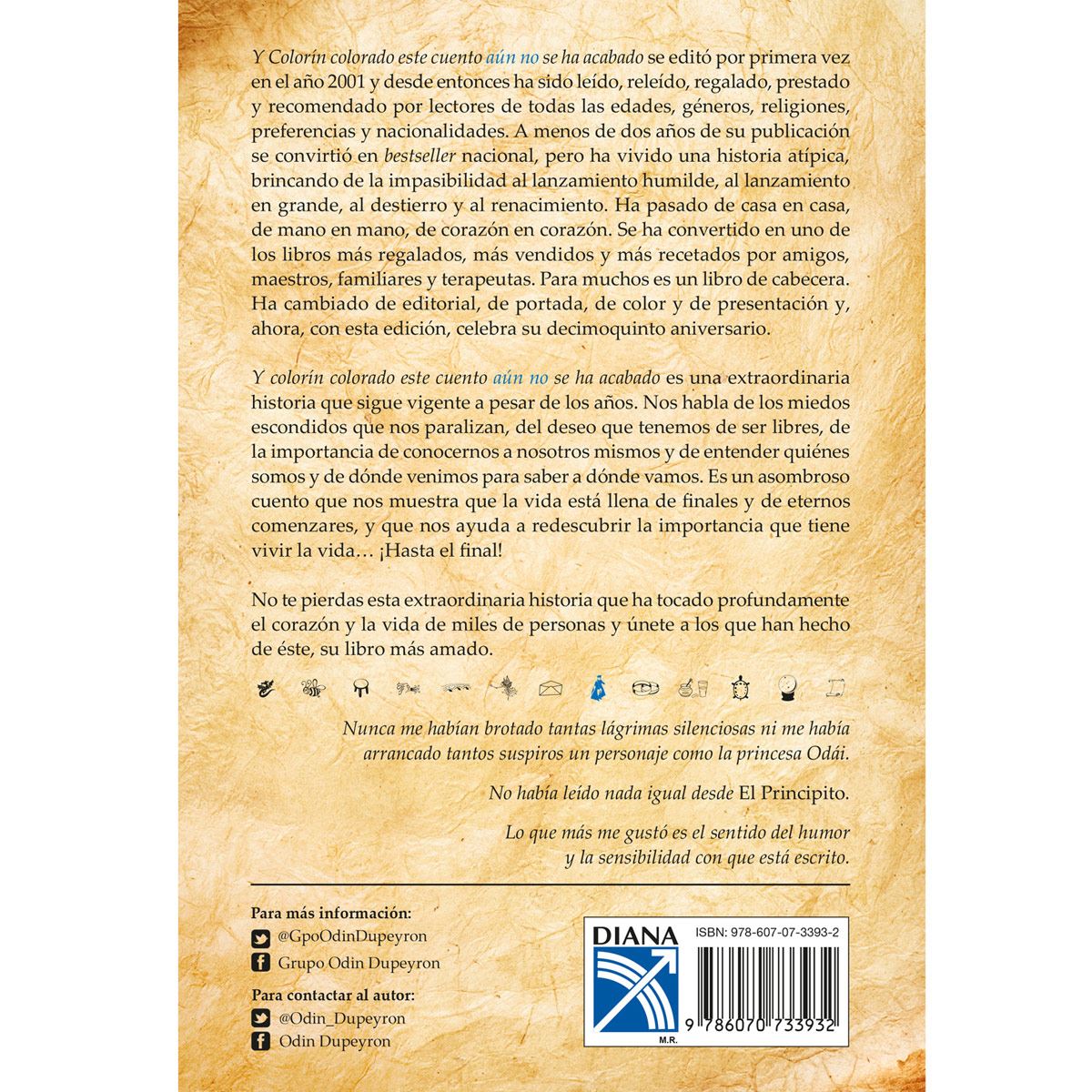 Y colorín colorado este cuanto aún no se ha acabado