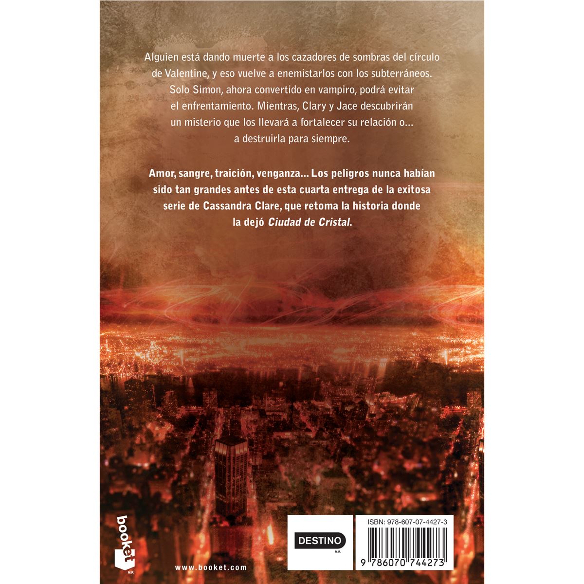 Cazadores de sombras 4. Ciudad de los ángeles caídos