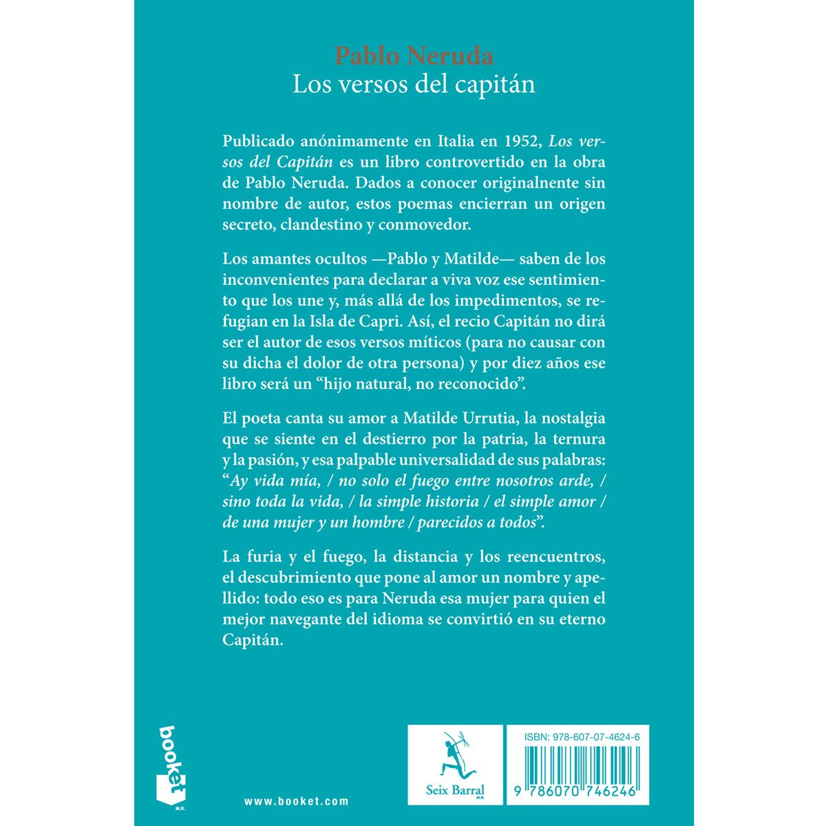 Los versos del Capitán