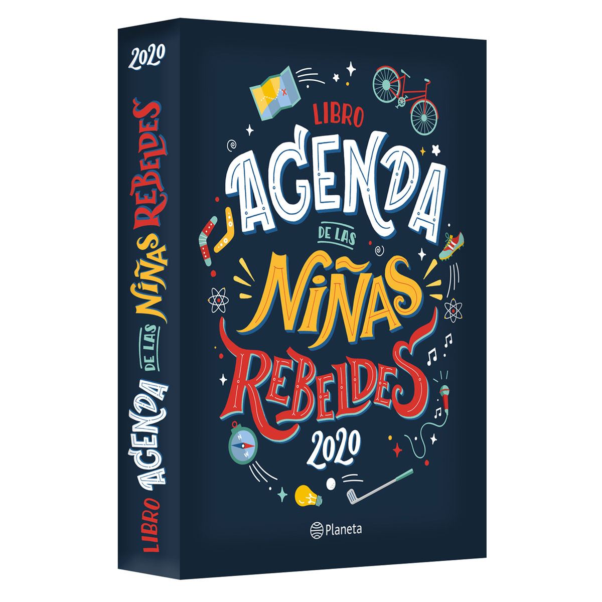 Libro agenda de las niñas rebeldes 2020