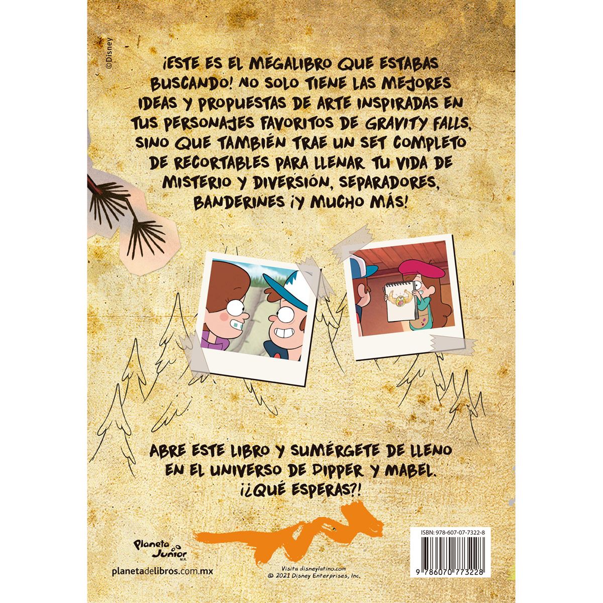Gravity Falls. Megalibro de arte de Dipper y Mabel